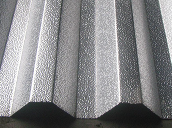 Embossing corrugated  sheet 